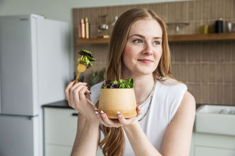 Bamboo Salad Bowl Kitchen & Dining Palanan 